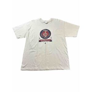 VINTAGE‎ Disney Shirt Mens XL Brown Short Sleeve Magic Music Days World 2003
